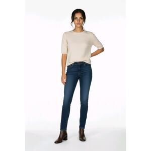 Womens LIZ CLAIBORNE Dark Wash City Skinny Petite Jeans Size 10P